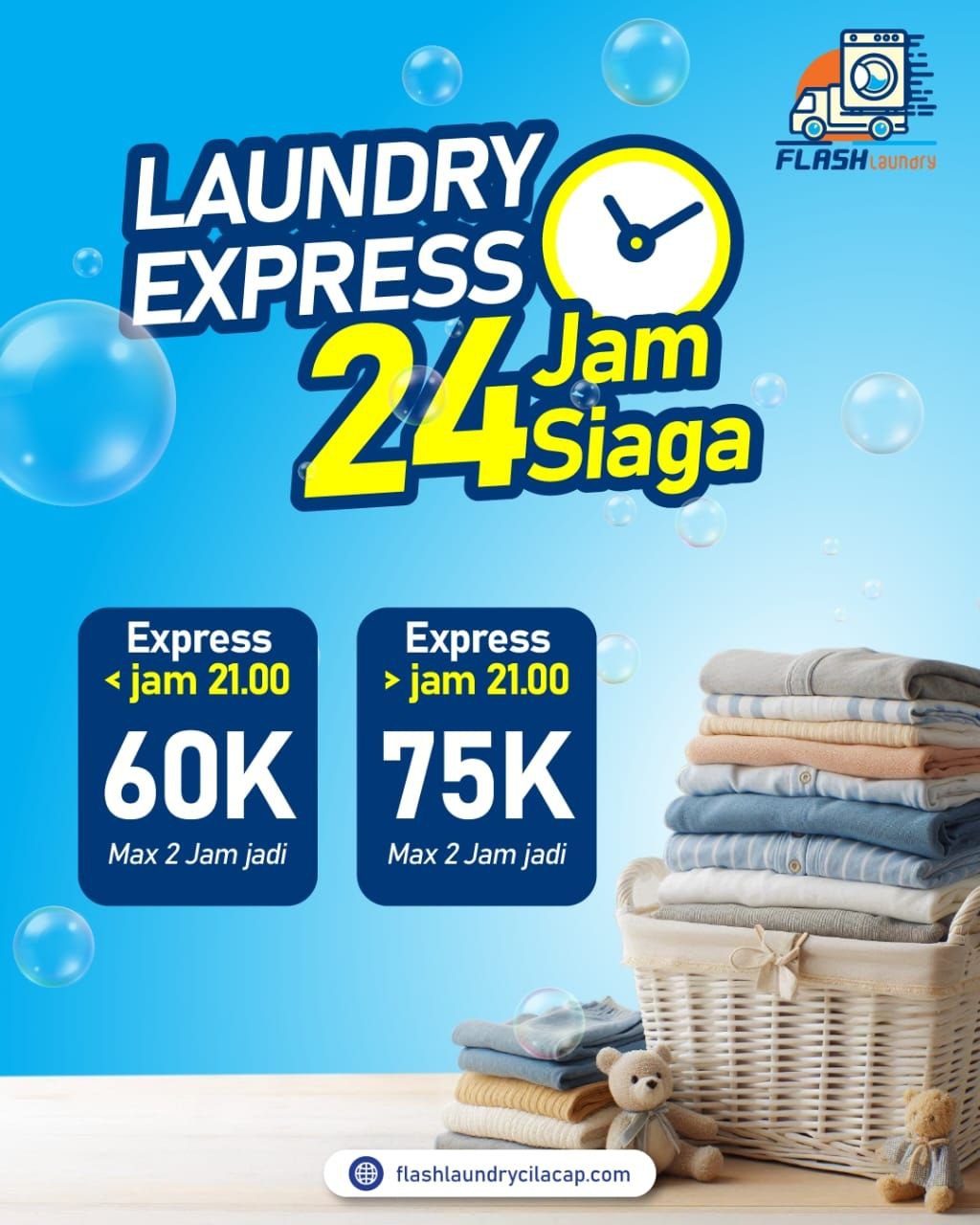 F3 Laundry Cilacap: 24-Hour Service That Saves Your Day